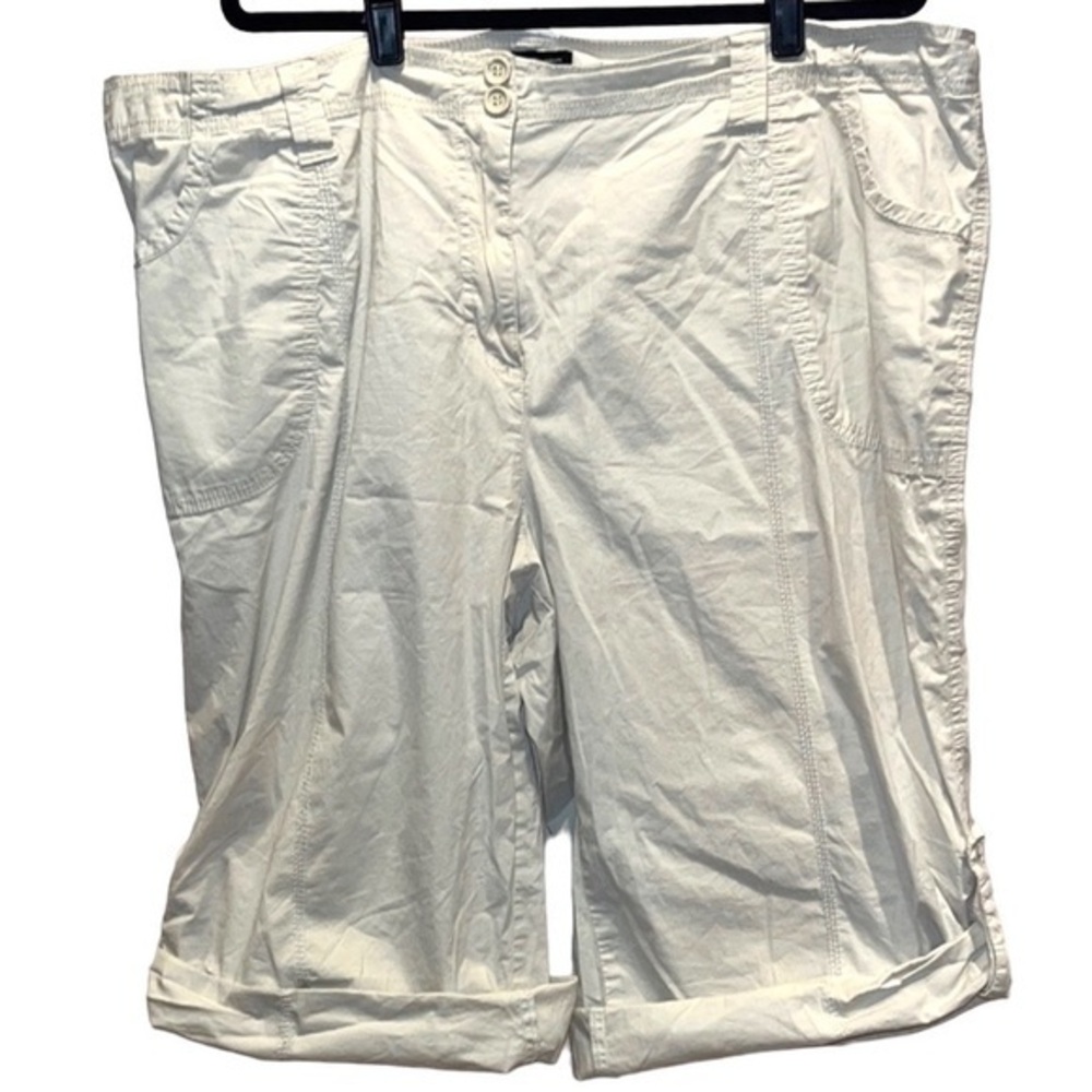 INC Khaki Capri Pants Size 24 International Concepts